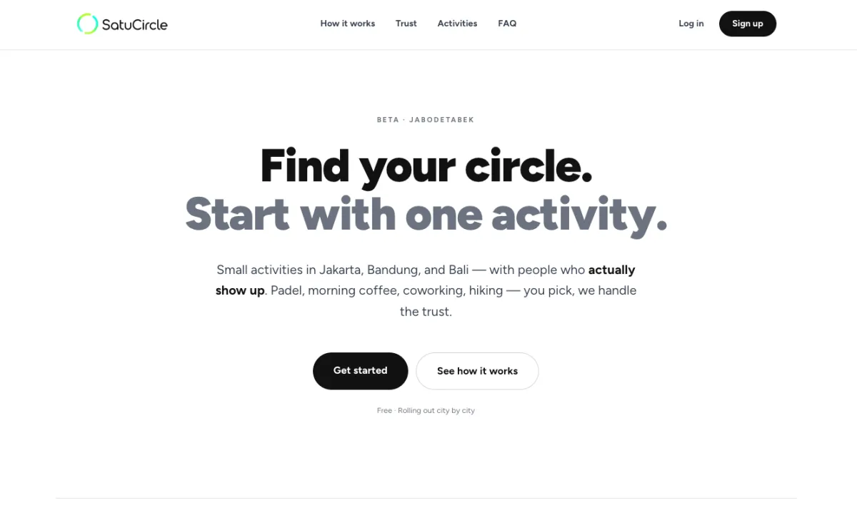 SatuCircle Mockup